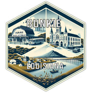 Bunkie Louisiana Travel Destination Souvenir Vinyl Decal Sticker 2-Inch